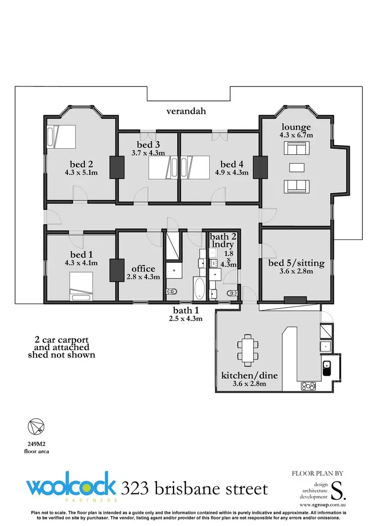 Floorplan of Homely house listing, 323 Brisbane Street, West Launceston TAS 7250