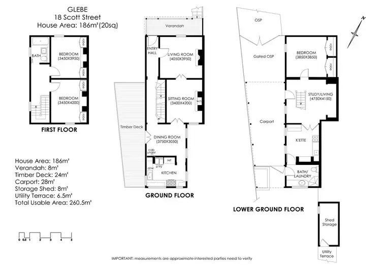 Floorplan of Homely house listing, 18 Scott Street, Glebe TAS 7000