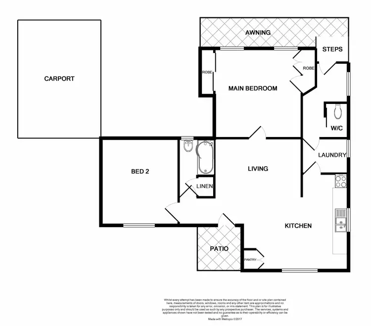 Floorplan of Homely house listing, 25 Byron Street, Beresfield NSW 2322