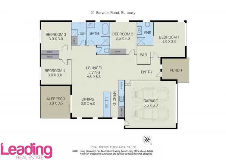 Floorplan of Homely house listing, 31 Barwick Road, Sunbury VIC 3429