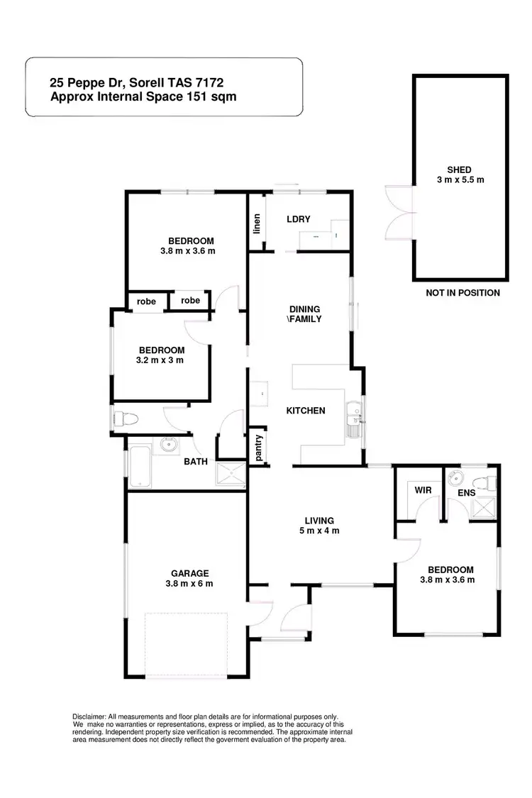 Floorplan of Homely house listing, 25 Peppe Drive, Sorell TAS 7172