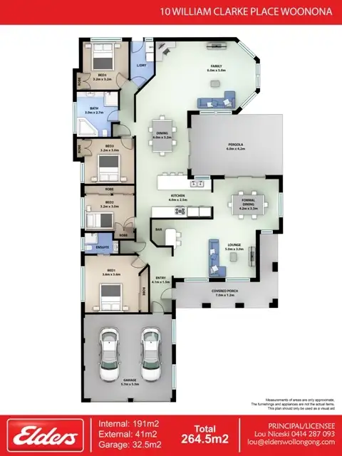 Floorplan of Homely house listing, 10 William Clarke Place, Woonona NSW 2517