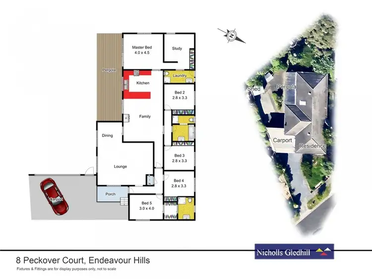 Floorplan of Homely house listing, 8 Peckover Court, Endeavour Hills VIC 3802