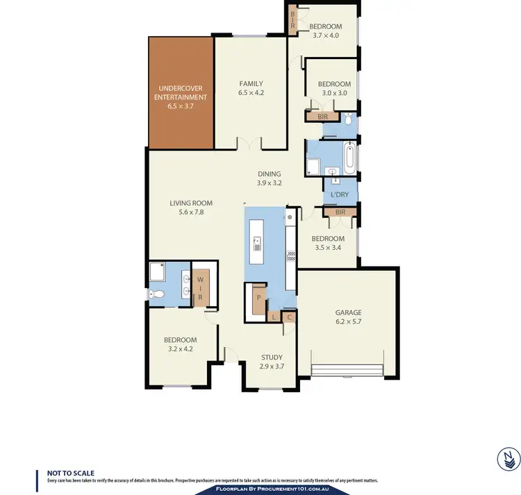 Floorplan of Homely house listing, 14 Windermere Street, Keysborough VIC 3173