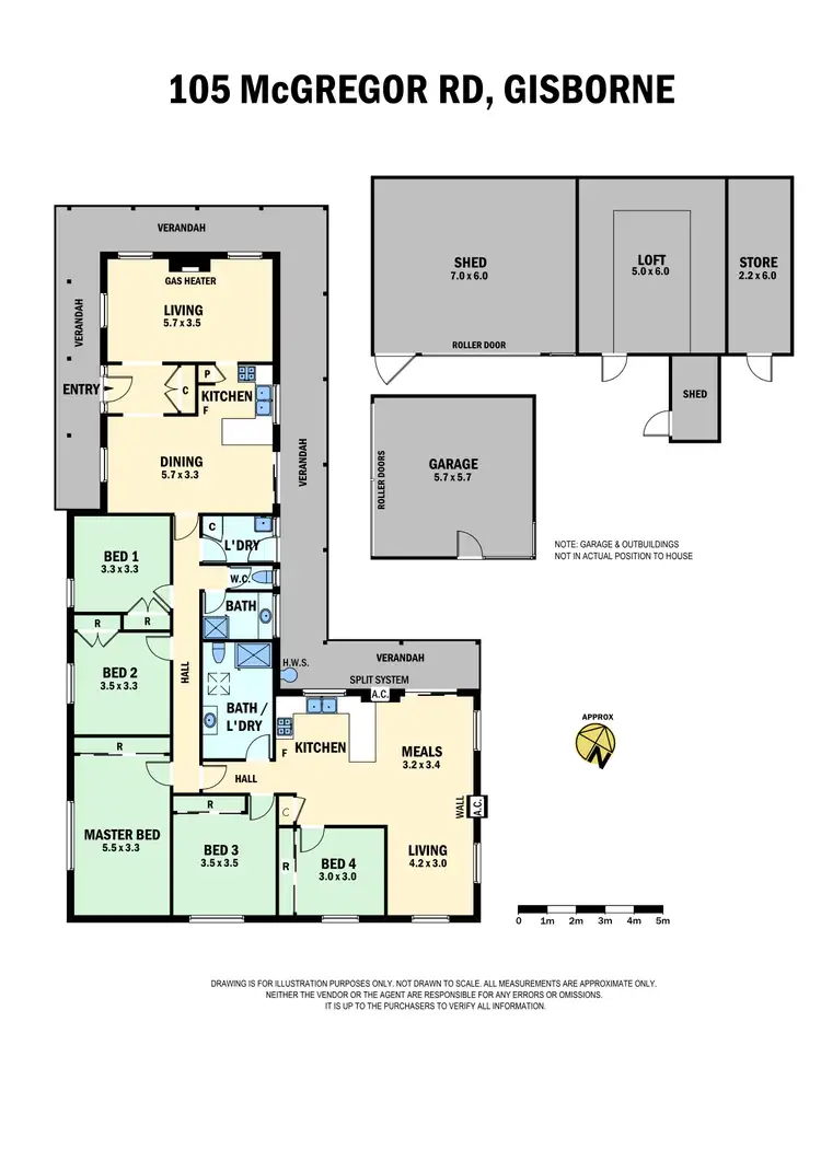 Floorplan of Homely house listing, 105 McGregor Road, Gisborne VIC 3437