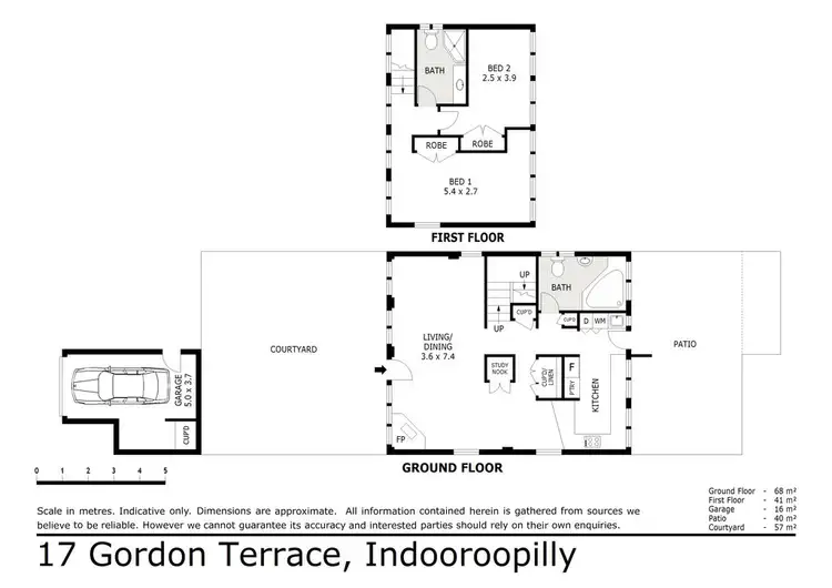 Floorplan of Homely house listing, 17 Gordon Terrace, Indooroopilly QLD 4068