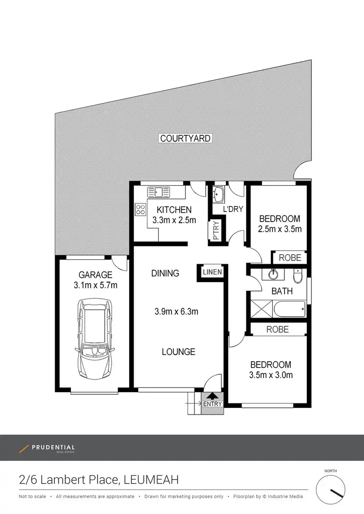 Floorplan of Homely house listing, 2/6 Lambert Place, Leumeah NSW 2560