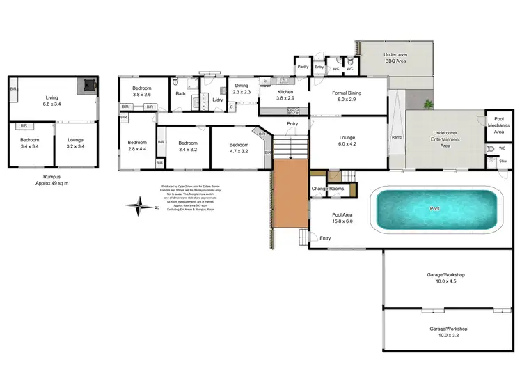 Floorplan of Homely house listing, 26 Three Mile Line Road, Upper Burnie TAS 7320