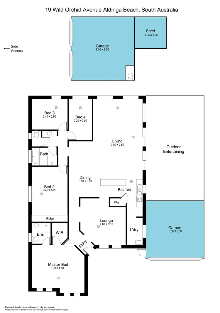 Floorplan of Homely house listing, 19 Wild Orchid Ave, Aldinga Beach SA 5173