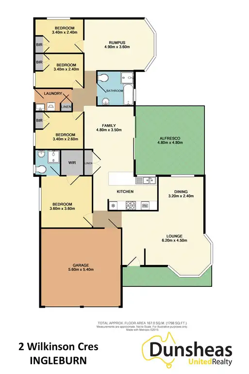 Floorplan of Homely house listing, 2 Wilkinson Crescent, Ingleburn NSW 2565