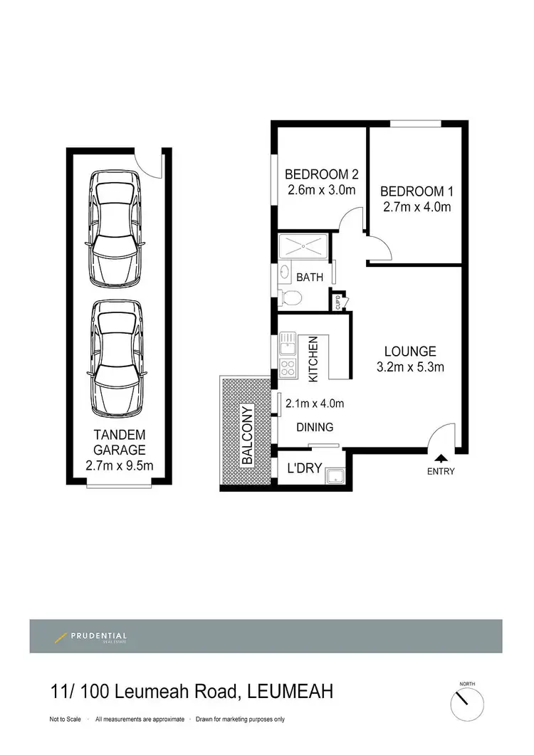 Floorplan of Homely unit listing, 11/100 Leumeah Road, Leumeah NSW 2560