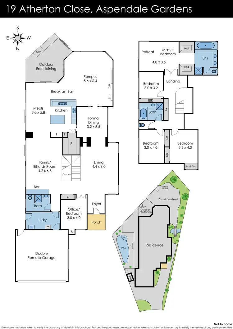 Floorplan of Homely house listing, 19 Atherton Close, Aspendale Gardens VIC 3195
