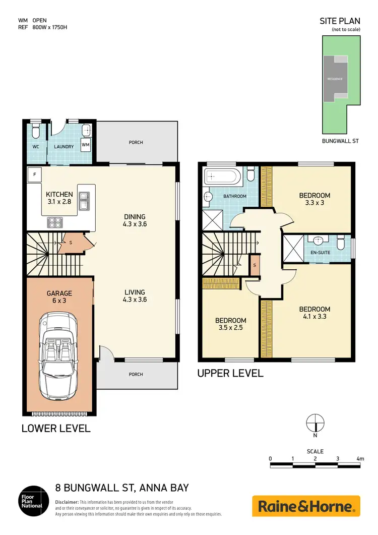 Floorplan of Homely house listing, 8 Bungwall Close, Anna Bay NSW 2316