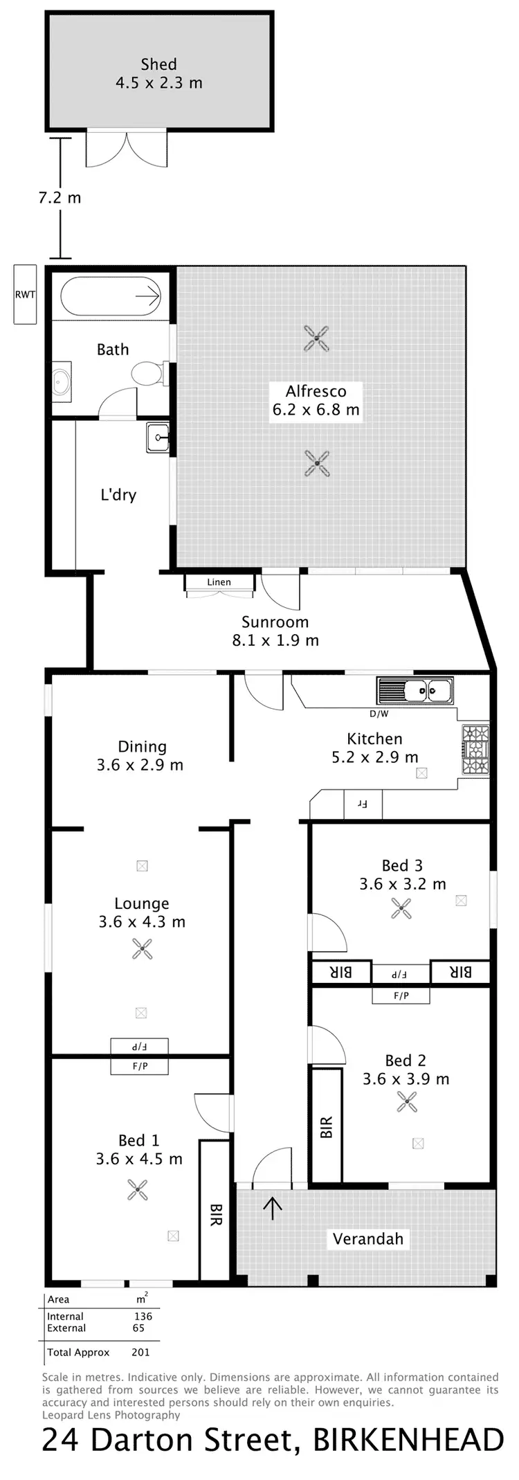 Floorplan of Homely house listing, 24 Darton Street, Birkenhead SA 5015