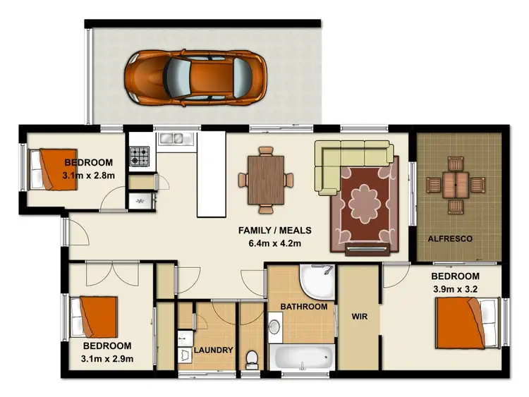 Floorplan of Homely house listing, 8 Solea Close., Forest Lake QLD 4078
