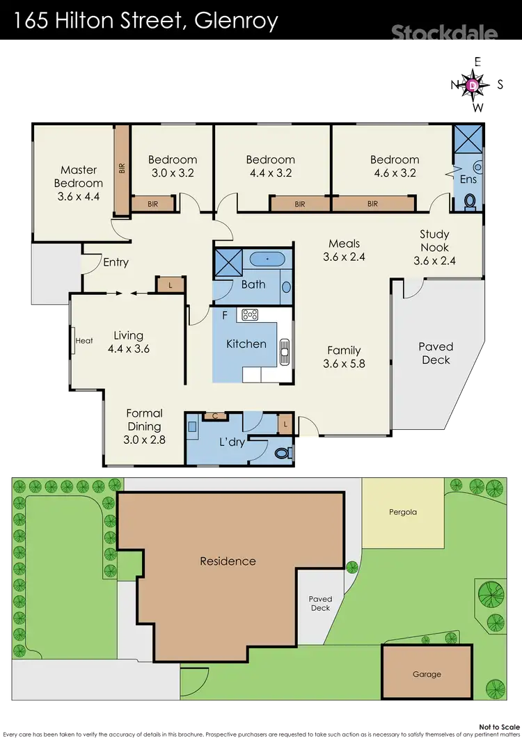 Floorplan of Homely house listing, 165 Hilton Street, Glenroy VIC 3046