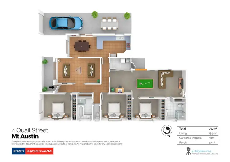 Floorplan of Homely house listing, 4 Quail Street, Mount Austin NSW 2650