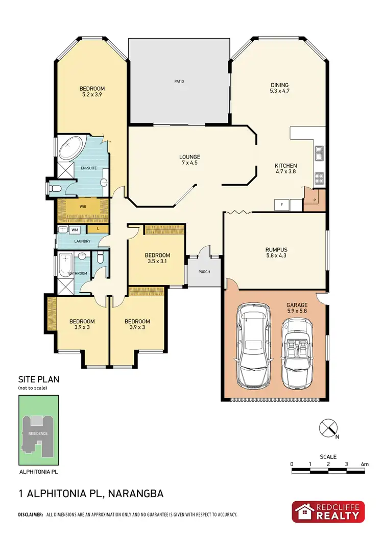 Floorplan of Homely house listing, 1 Alphitonia Place, Narangba QLD 4504