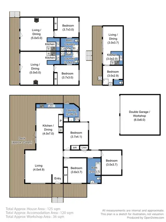 Floorplan of Homely house listing, 46 Charles Street, Orford TAS 7190