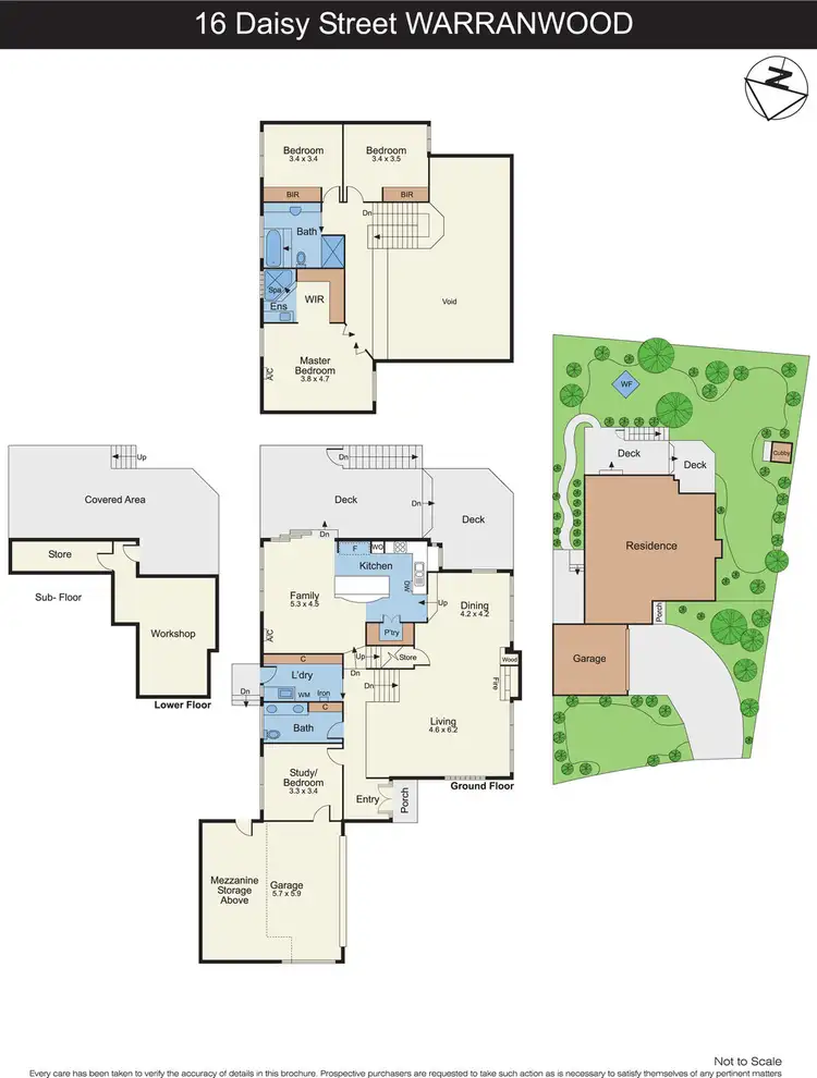 Floorplan of Homely house listing, 16 Daisy Street, Warranwood VIC 3134