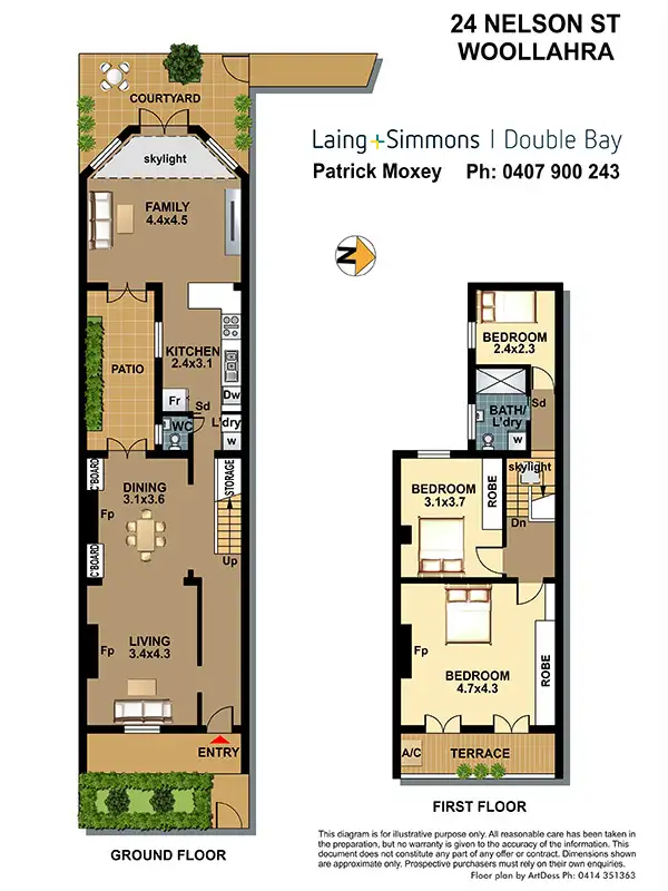 Floorplan of Homely house listing, 24 Nelson Street, Woollahra NSW 2025