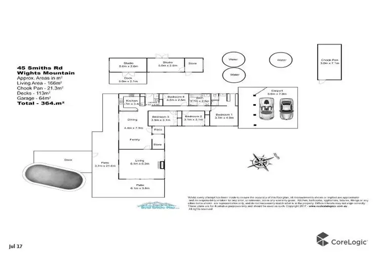 Floorplan of Homely house listing, 45 Smiths Road, Wights Mountain QLD 4520