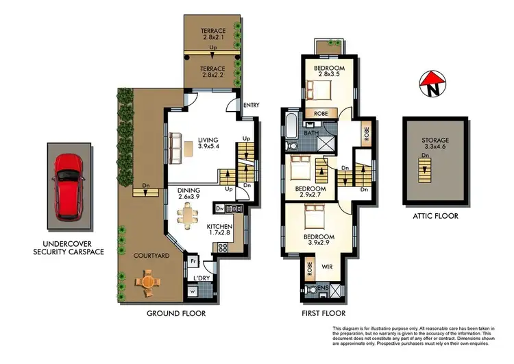 Floorplan of Homely apartment listing, 4/52 Meeks Street, Kingsford NSW 2032