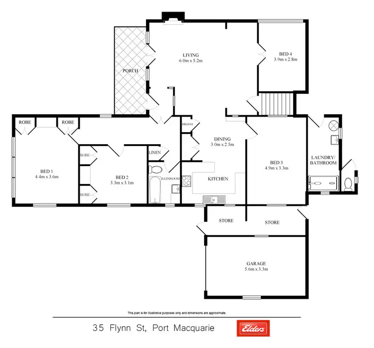 Floorplan of Homely house listing, 35 Flynn Street, Port Macquarie NSW 2444