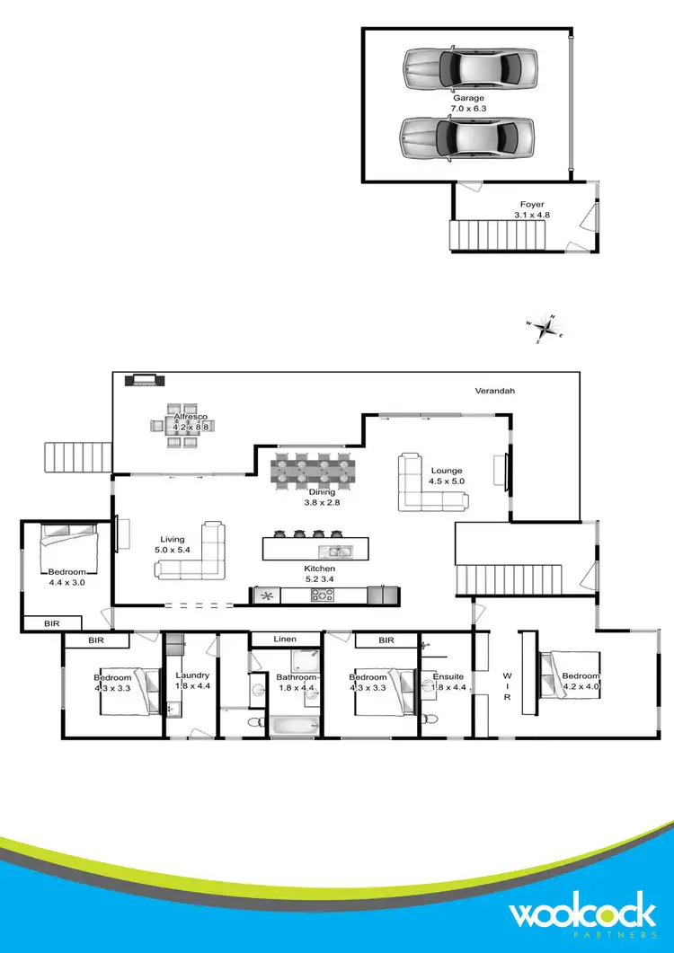 Floorplan of Homely house listing, 10 Haradli Court, Newstead TAS 7250