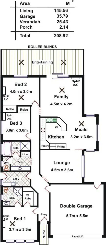 Floorplan of Homely house listing, 3C Drury Street, Willaston SA 5118