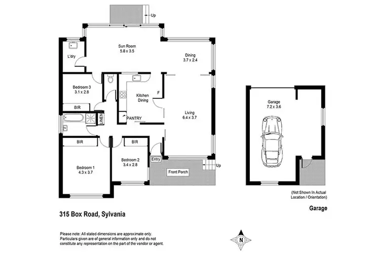 Floorplan of Homely house listing, 315 Box Road, Sylvania NSW 2224