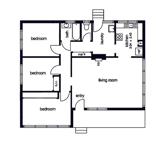 Floorplan of Homely house listing, 35 Ulm Street, Laverton VIC 3028