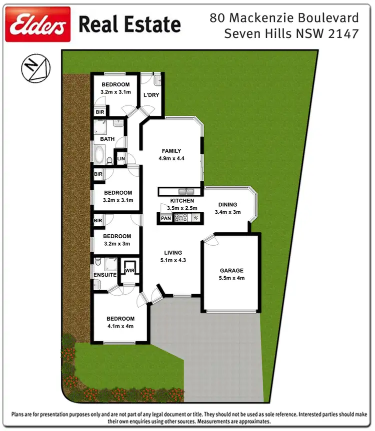 Floorplan of Homely house listing, 80 Mackenzie Boulevard, Seven Hills NSW 2147