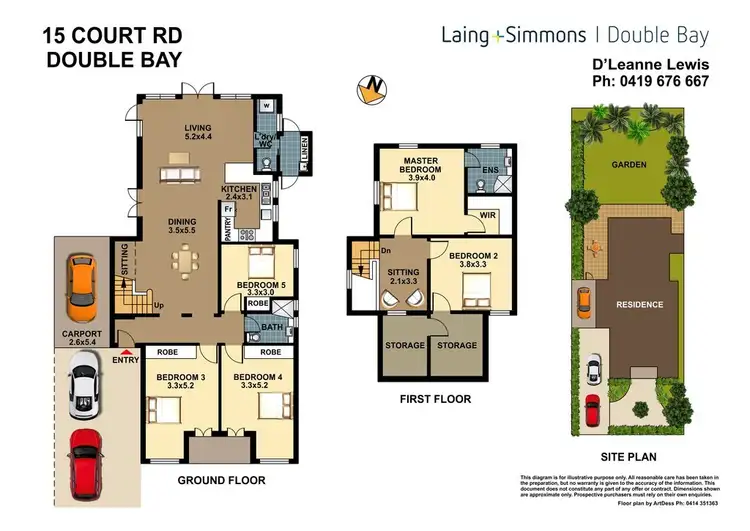 Floorplan of Homely house listing, 15 Court Road, Double Bay NSW 2028