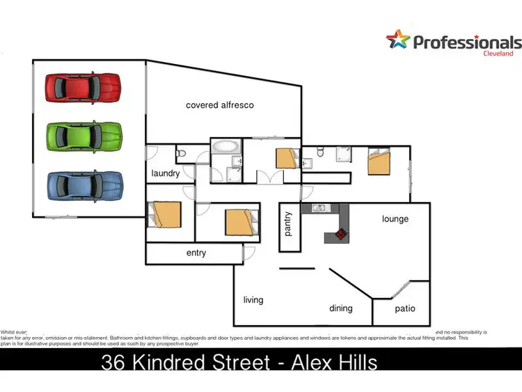 Floorplan of Homely house listing, 36 Kindred Street, Alexandra Hills QLD 4161