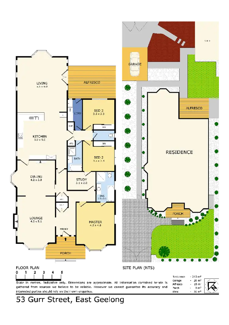 Floorplan of Homely house listing, 53 Gurr Street, East Geelong VIC 3219