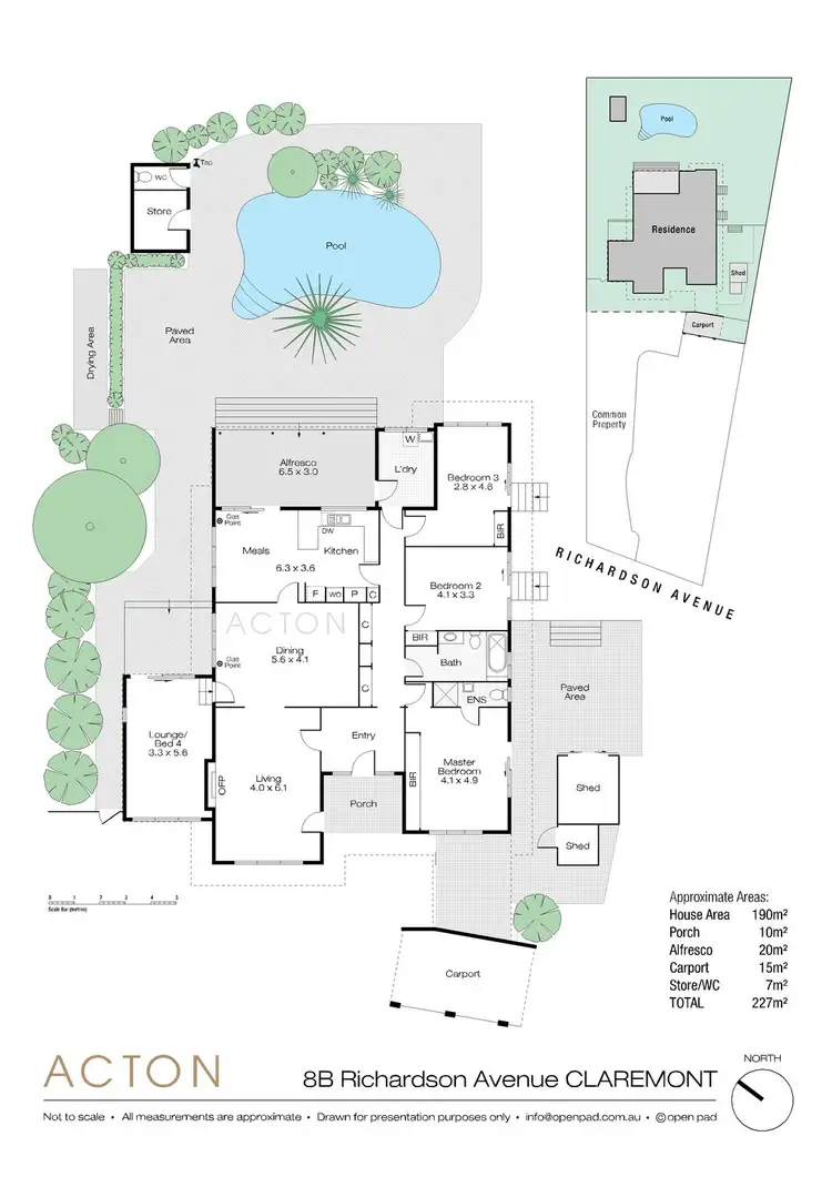 Floorplan of Homely house listing, 8B Richardson Ave, Claremont WA 6010