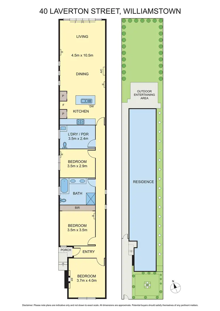 Floorplan of Homely house listing, 40 Laverton Street, Williamstown VIC 3016