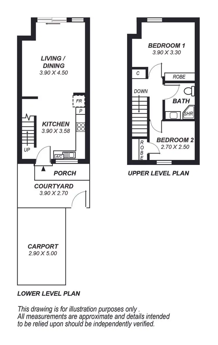 Floorplan of Homely unit listing, 56 Sportsmans Drive, West Lakes SA 5021