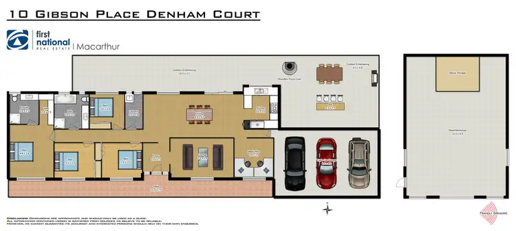 Floorplan of Homely house listing, 10 Gibson Road, Denham Court NSW 2565