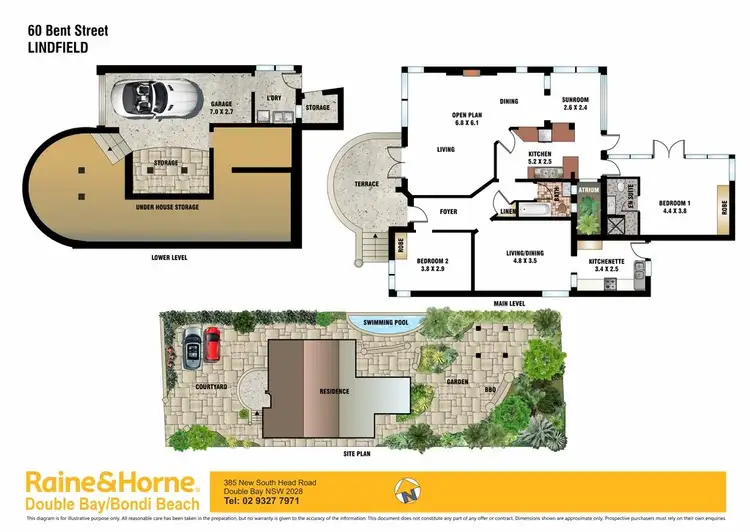 Floorplan of Homely house listing, 60 Bent Street, Lindfield NSW 2070