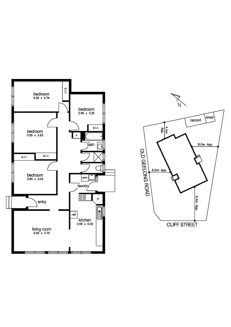 Floorplan of Homely house listing, 1 Cliff Street, Laverton VIC 3028