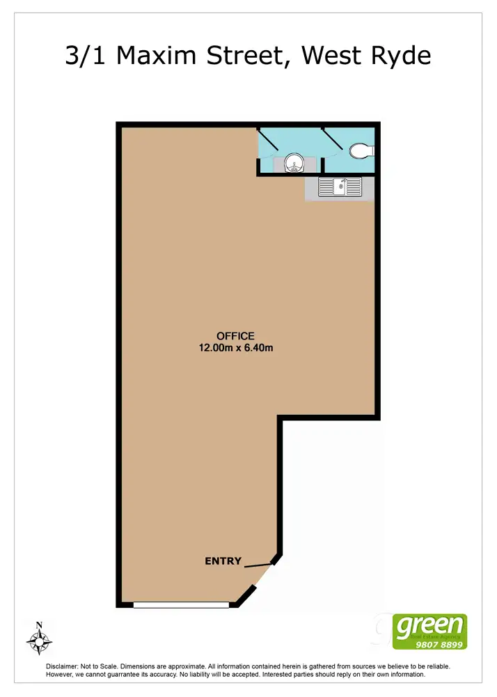 Floorplan of Homely other listing, 3/1 Maxim Street, West Ryde NSW 2114