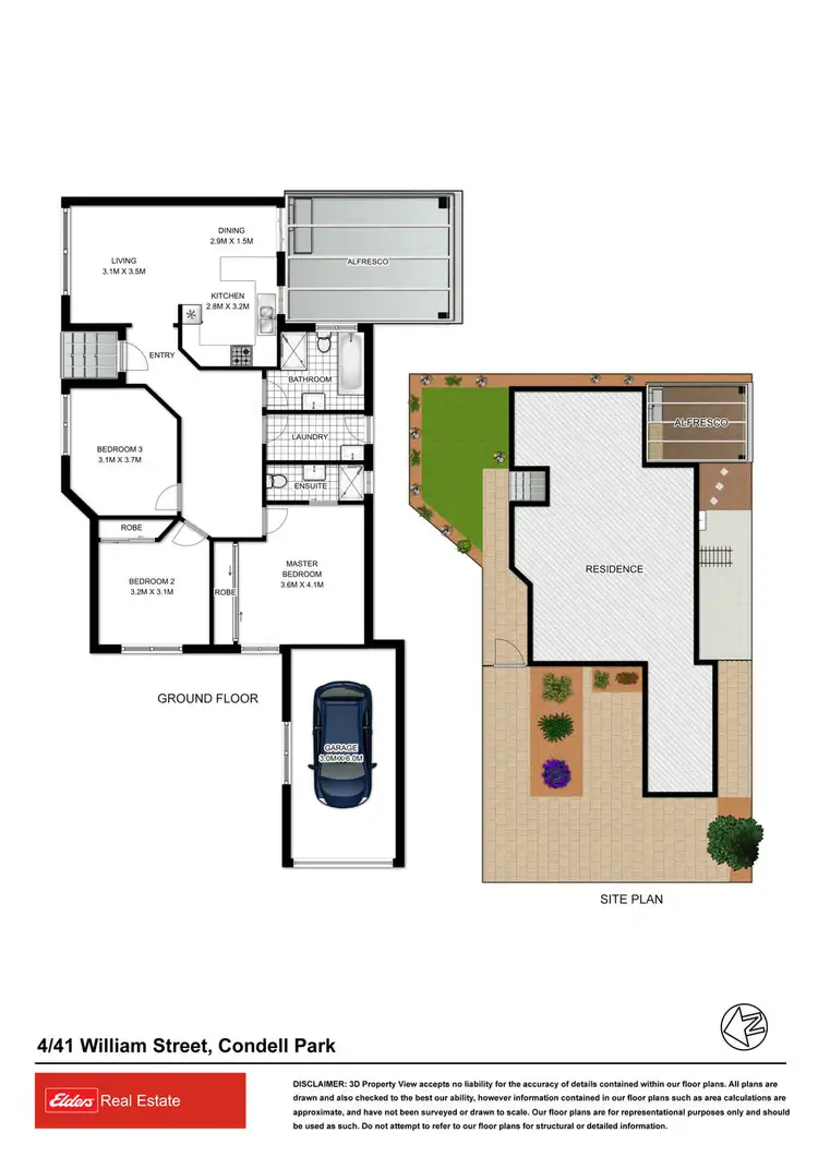 Floorplan of Homely villa listing, 4/41 William Street, Condell Park NSW 2200