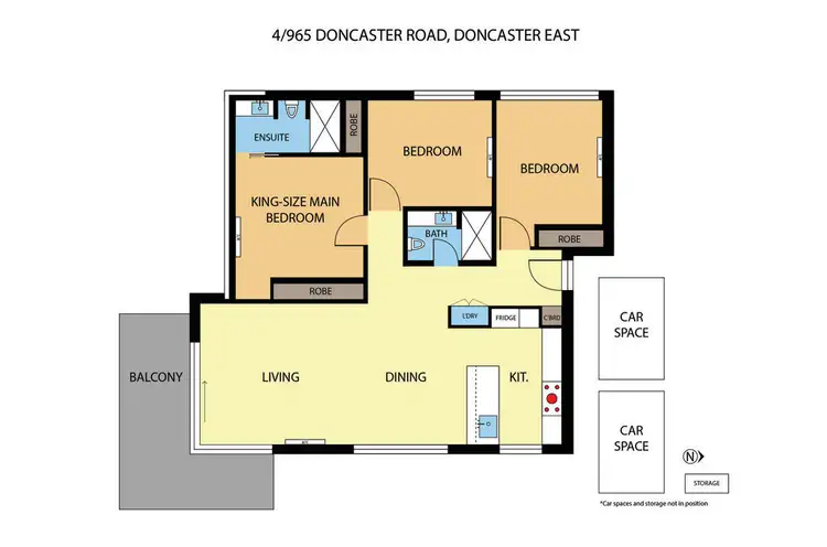 Floorplan of Homely apartment listing, 4/965 Doncaster Rd, Doncaster East VIC 3109