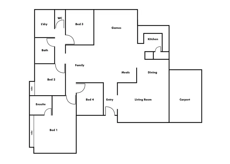 Floorplan of Homely house listing, 3 Leavis Place, Spearwood WA 6163