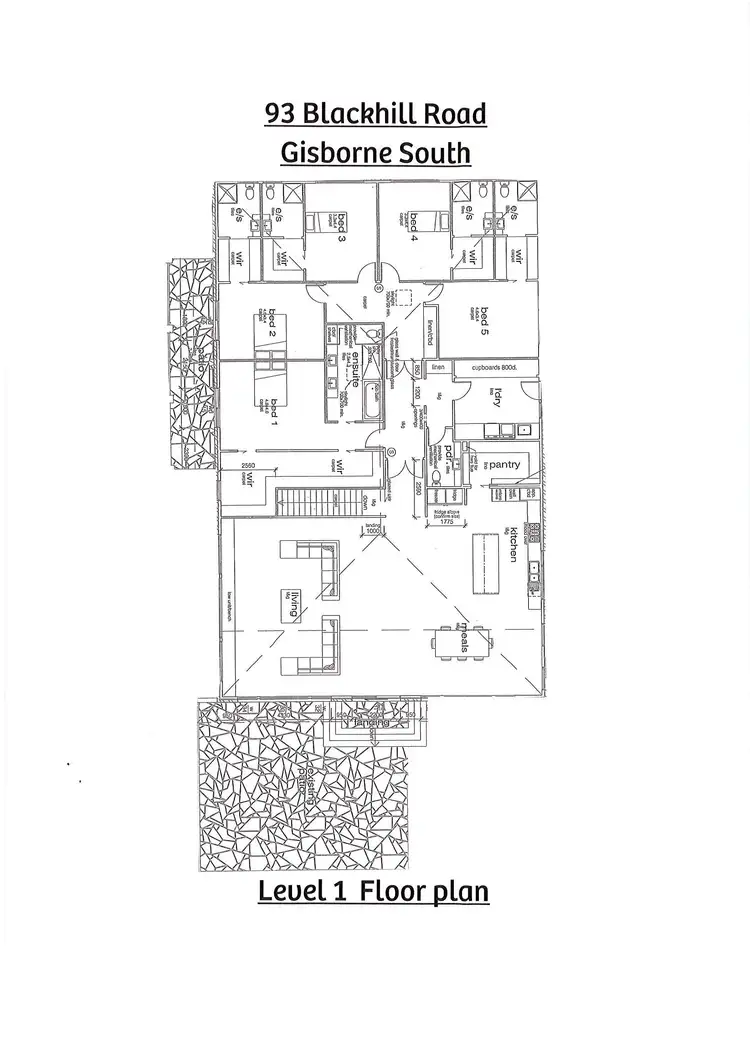 Floorplan of Homely house listing, 93 Blackhill Road, Gisborne South VIC 3437
