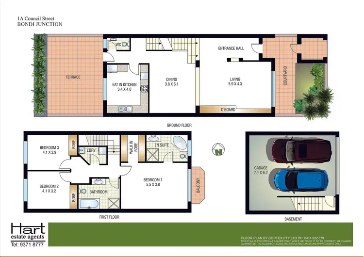 Floorplan of Homely house listing, 1A Council Street, Bondi Junction NSW 2022