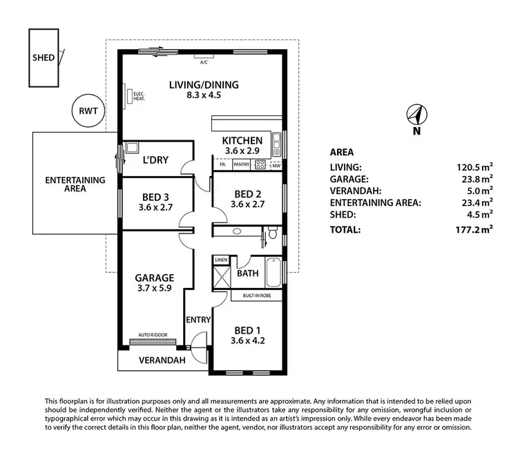 Floorplan of Homely house listing, 23 Gollan Circuit, Mount Barker SA 5251