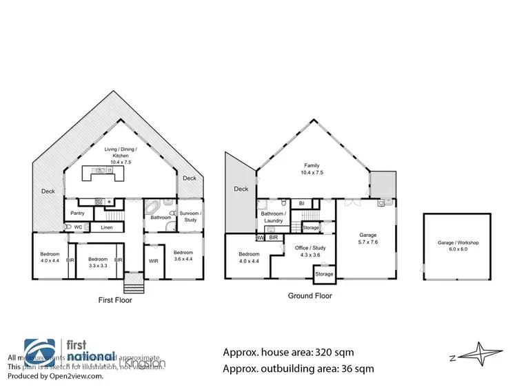 Floorplan of Homely house listing, 30 Tahune Crescent, Blackmans Bay TAS 7052